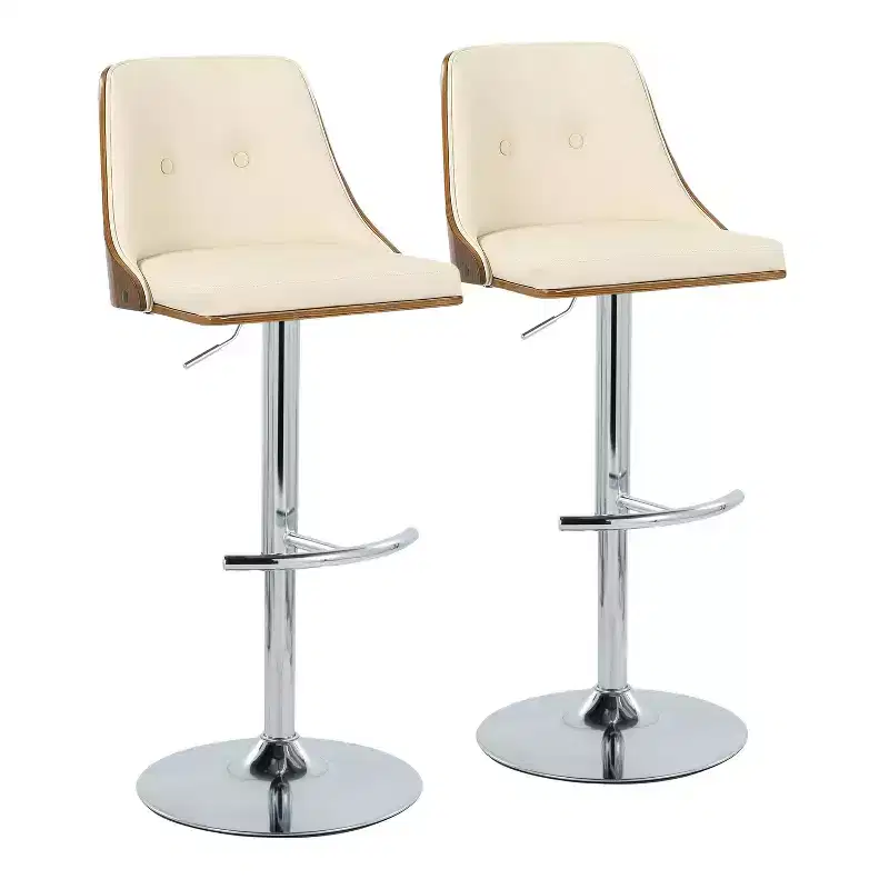 Set of 2 Gianna Adjustable Barstools - LumiSource