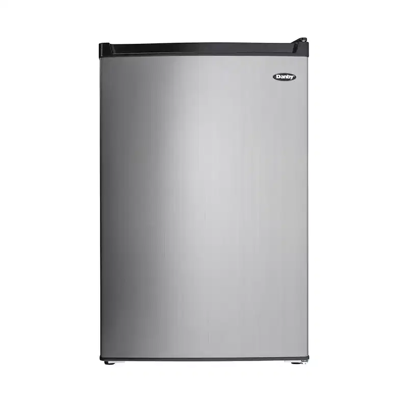 Danby 4.5 cu. ft. Compact Fridge with True Freezer in Stainless Steel Look DCR045B1BSLDB