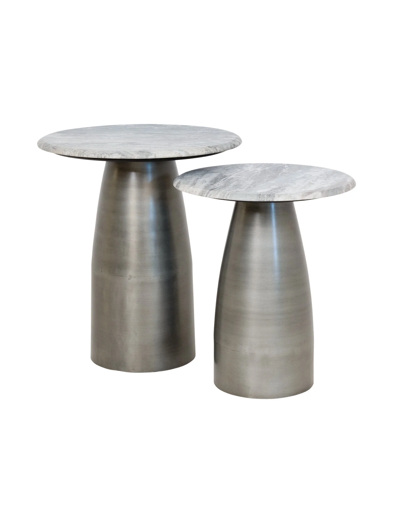 Contemporary Marble Side Table for Living Room