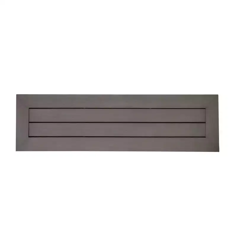 Lamphere Rectangle Aluminum Modern Dining Bench Dark Gray - Christopher Knight Home: Weather-Resistant, Patio Seating