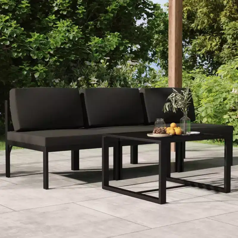vidaXL Garden Lounge Set Anthracite