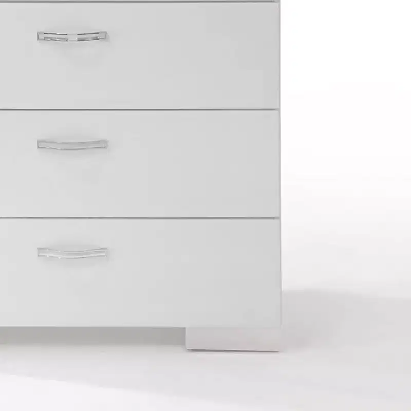 Acme Furniture Naima Ii Dresser White High Gloss Finish