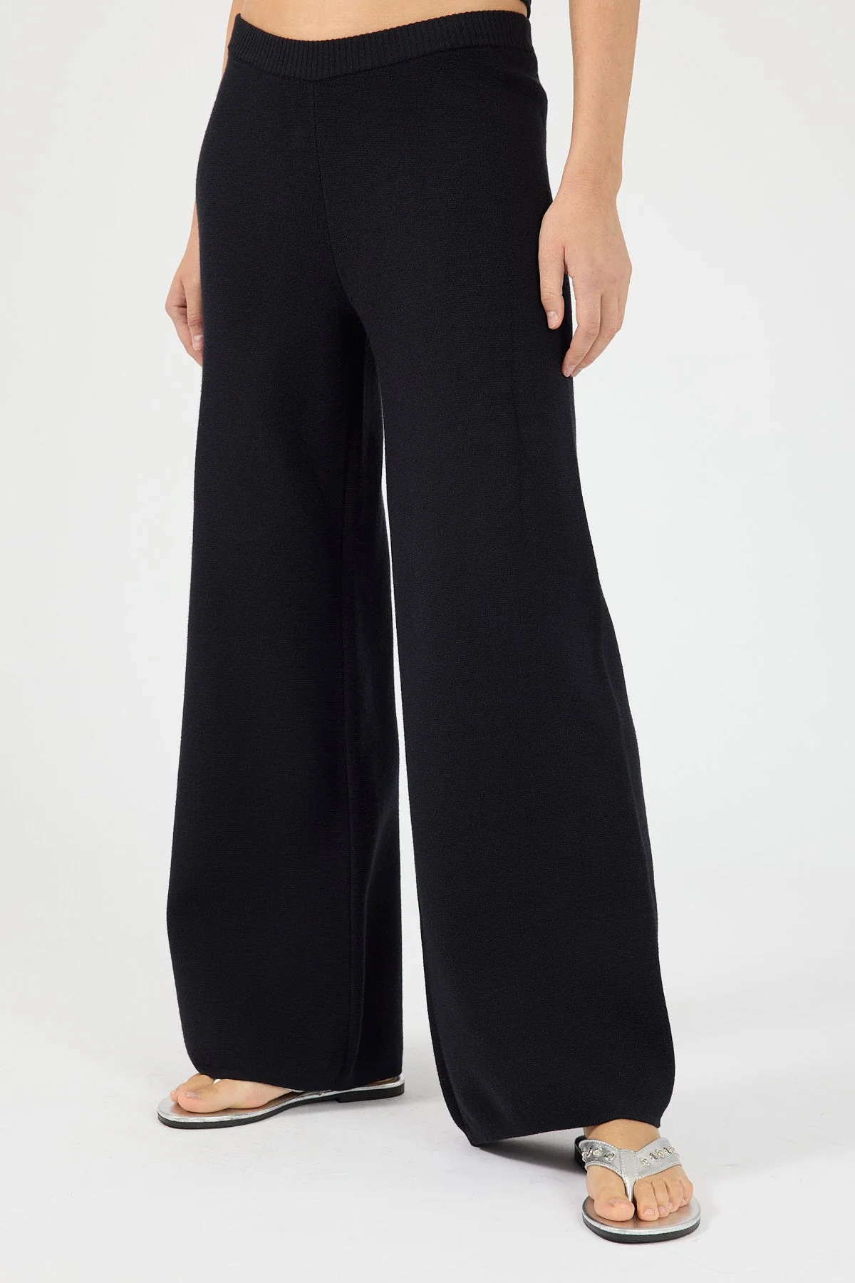 Knit Pants Black