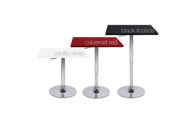 Modern Home Zeta Contemporary Adjustable Height 24 Bar Table