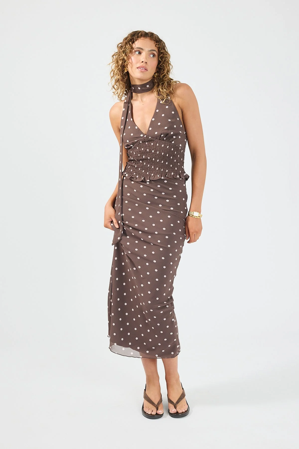 Maxi Skirt Brown