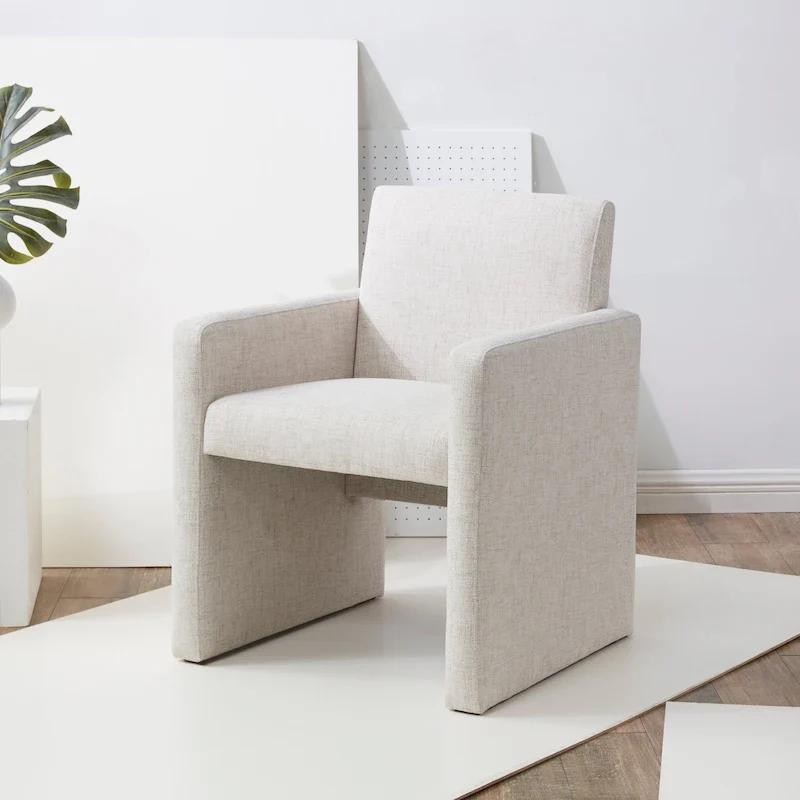 Linen Arm Chair - 26W x 25D x 33H