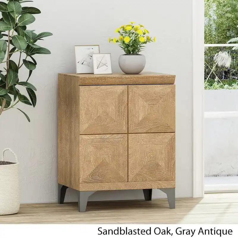 Handcrafted Mango Wood Cabinet