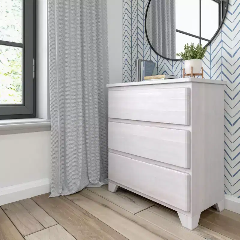 Plank+Beam Modern Farmhouse 3 Drawer Dresser Solid Wood