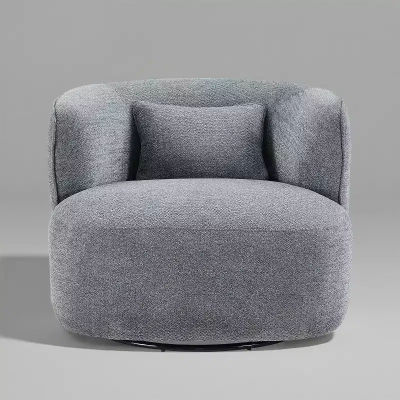 Art Leon Swivel Barrel Accent Chair
