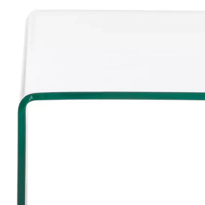 Willowith Glass Coffee Table - Clear - Safavieh