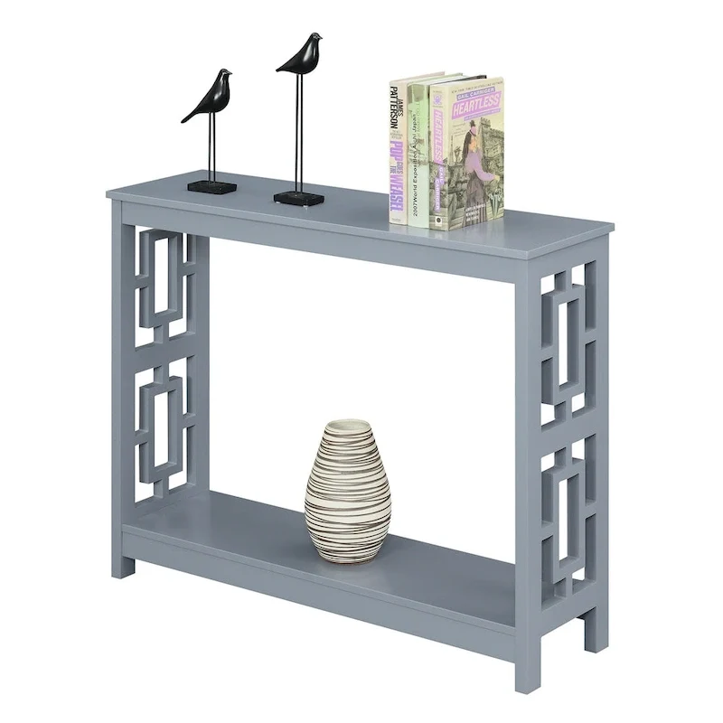 Console Table with Shelf