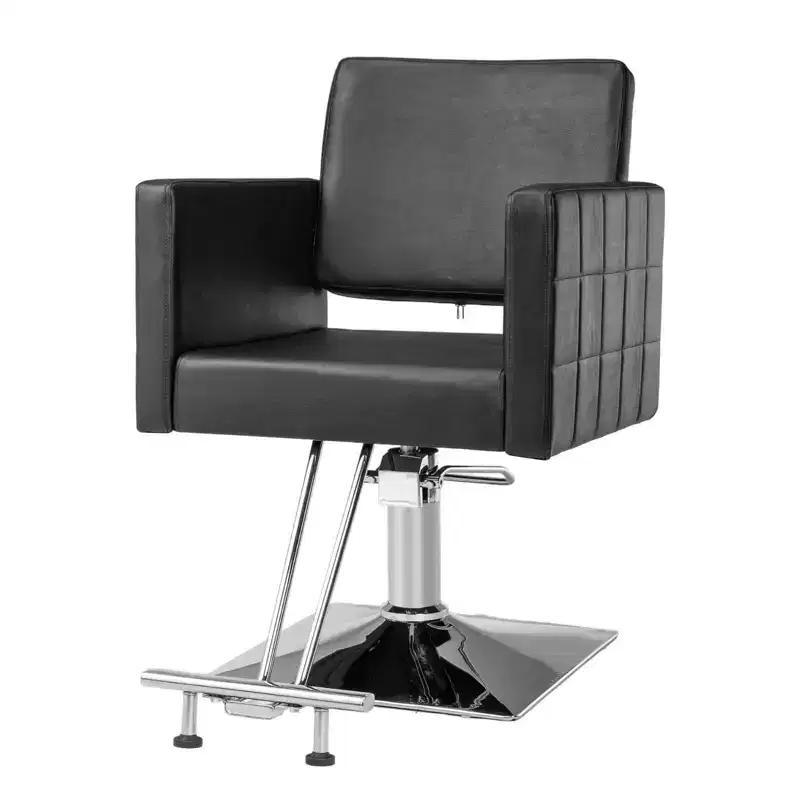 Heavy Duty Hydraulic Wide Seat Salon Chair (Black / Brown / Pink / White)