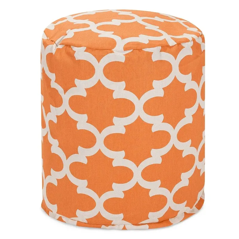 Trellis Indoor / Outdoor Ottoman Pouf 16 L x 16 W x 17 H