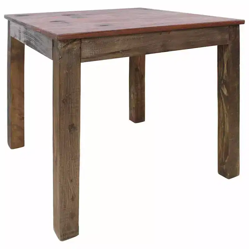 vidaXL Dining Table Mixed Recycled Wood 32.3x31.5x29.9