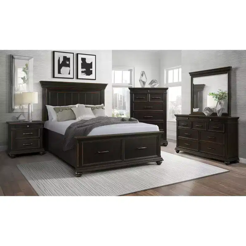 Brooks 6 Drawer Chest Black - Picket House Furnishings