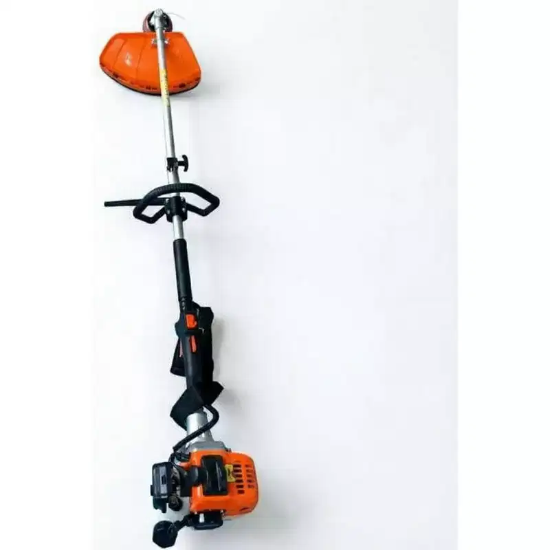Professional 3-in-1 Gas Weed Wacker & Brush Cutter with String Trimmer  43cc Engine, Lawn Edger, Shoulder Strap & Handle  Orange