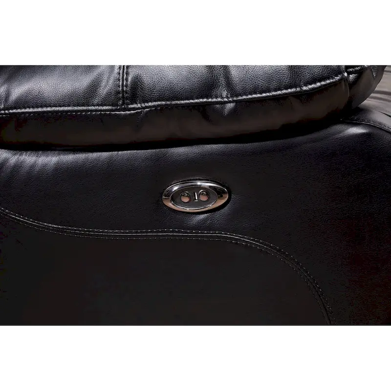 Betsy Furniture Bonded Leather Power Rclining 3-seat Sofa Couch 8018