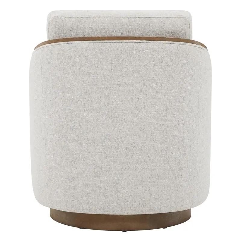Skyler Modern Upholstered Living Room Swivel Bucket Accent Chair