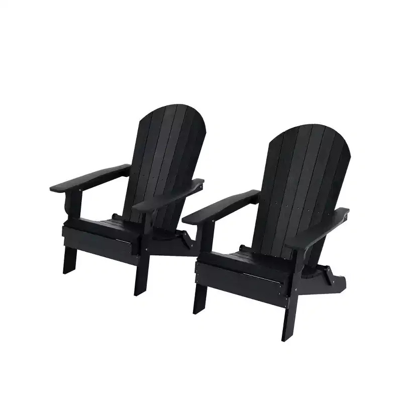 WestinTrends Tuscany HIPSOutdoorPatioFoldingAdirondackChair (Set of 2)