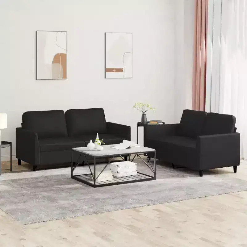 Sofa Set Black
