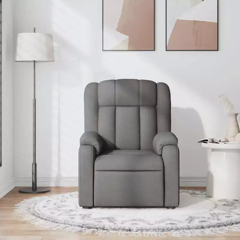 Massage Recliner Chair with Vibration & Adjustable Footrest
