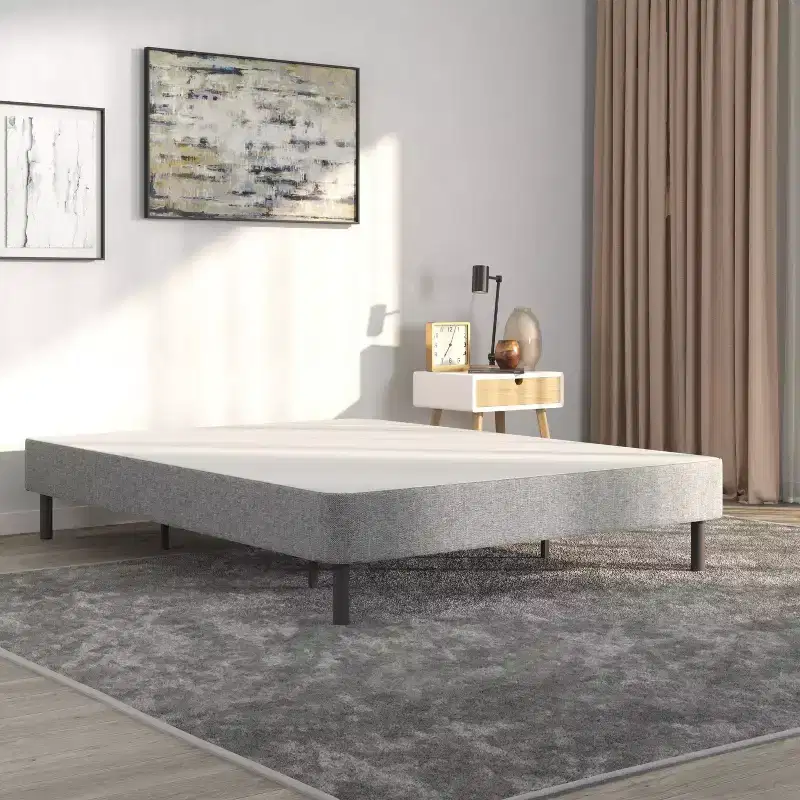 Foldable Mattress Foundation with Attachable Legs - 2000 lb Cap.