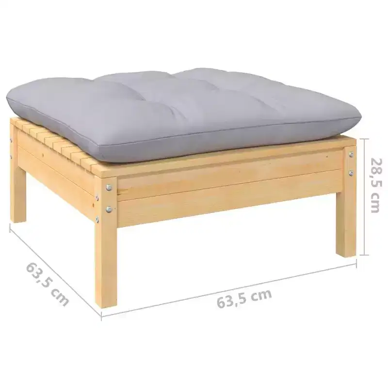 vidaXL Garden Lounge Set with and Cushions