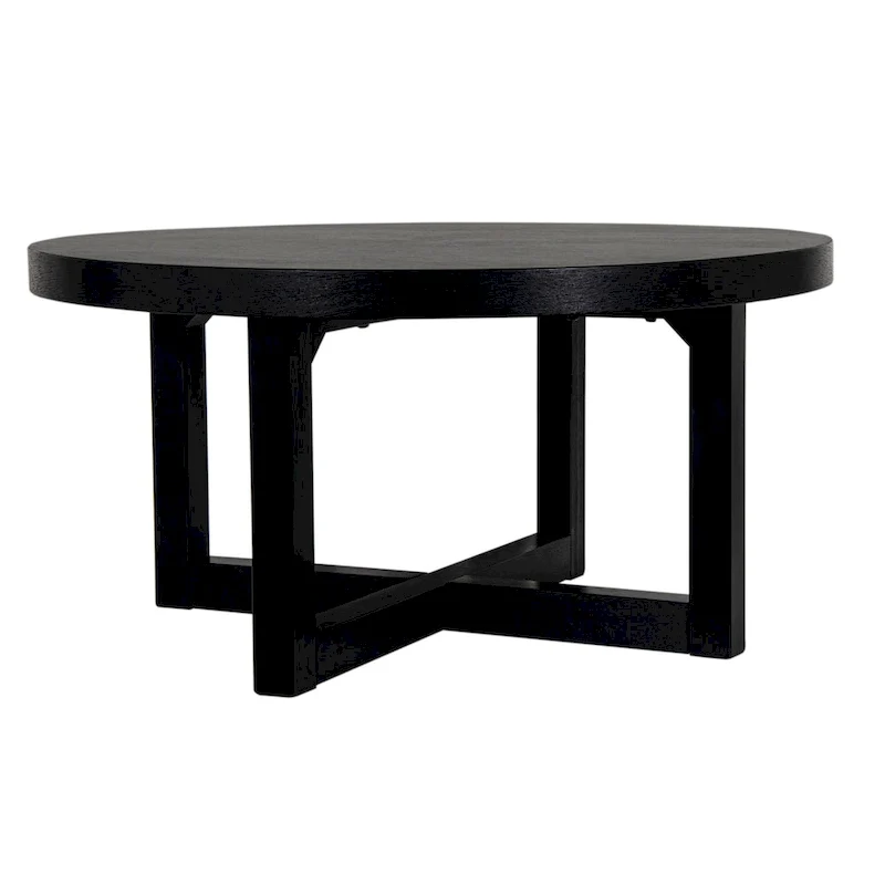 Round Wood Coffee Table by - 36x36x18