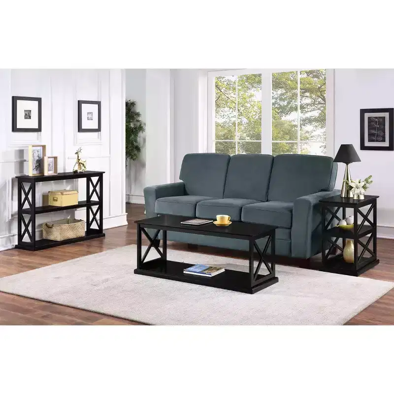 Coventry Console Table with Shelves