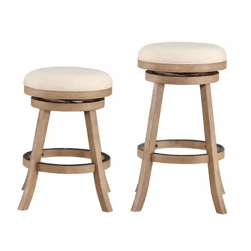 Fenton Swivel Backless Stool