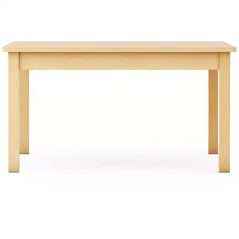 Guidecraft EdQ Toddler Table - Natural: Square Wooden Activity Table for Kids, 30 x 30 | Toddler Desk fo, Preschool, Daycare & Classroom
