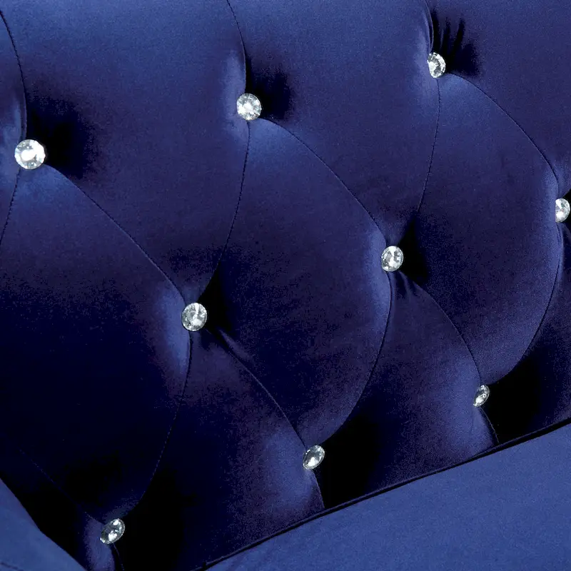 Tese Traditional Fabric Felt Button Tufted Armchair by Furniture of America