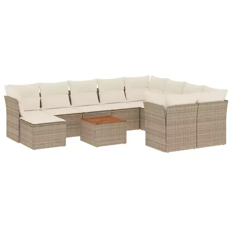 vidaXL Fancy Modular Garden Sofa Set with Cushions in Different Colors