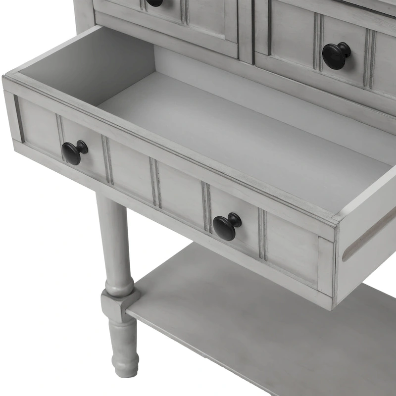 Copper Grove Colby 3-drawer Console Table with Bottom Shelf