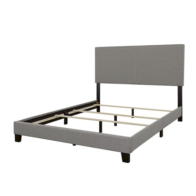 Boyd Transitional Fabric Upholstered Panel Bed