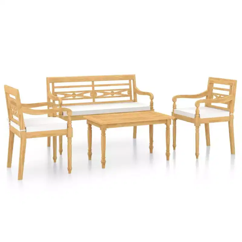 vidaXL Garden Lounge Set Teak