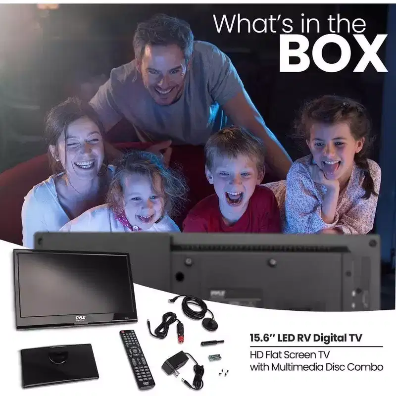 Pyle Full HD ELED RV Digital TV with DVD Combo