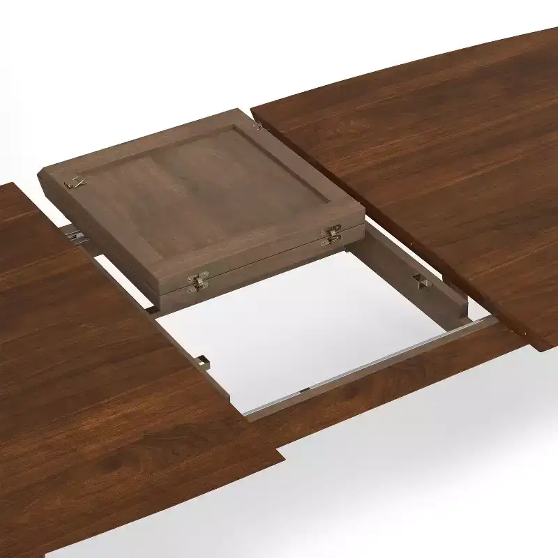 Tierney 66-84 inch x 40 inch Rectangle Mid-Century Modern Extendable Dining Table