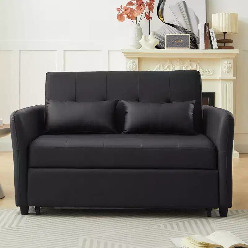 Whisen 51.57 Adjustable Sleeper Chair with 3 USB Ports