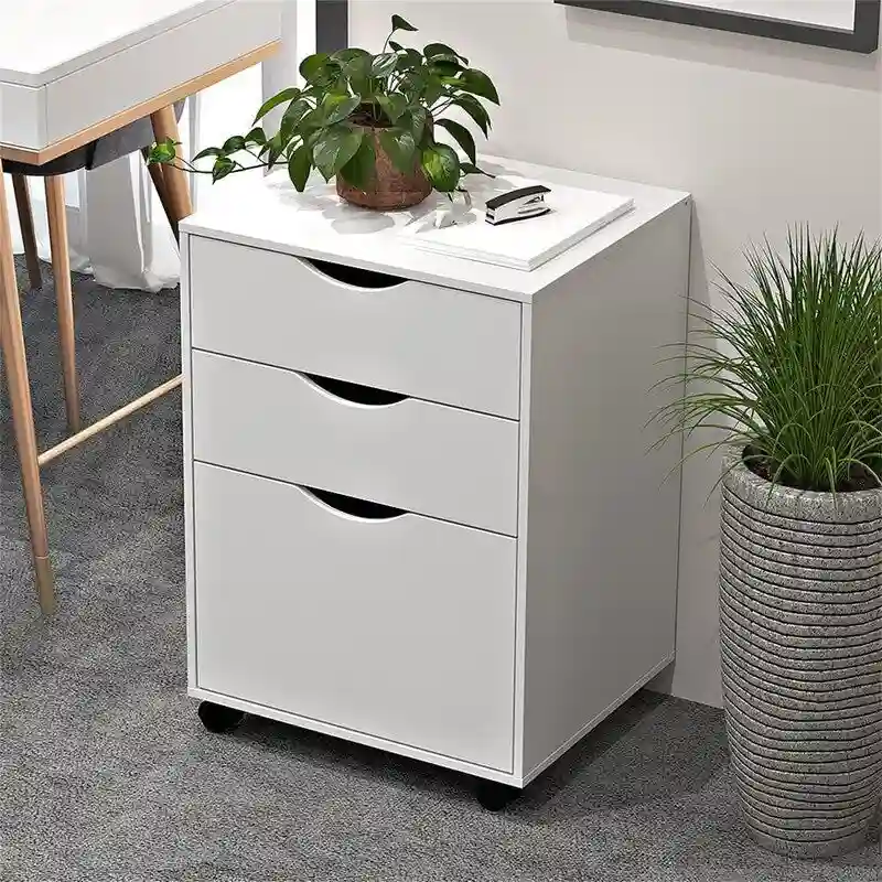 3 Drawers Storage Cabinet - 15.5D x 18.1W x 24H