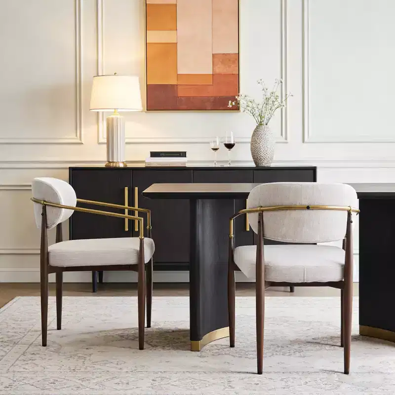 Christopher Knight Home Elodie Modern Upholstered Dining Chairs (Set of 2)