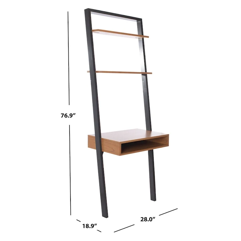 2-Shelf Leaning Desk