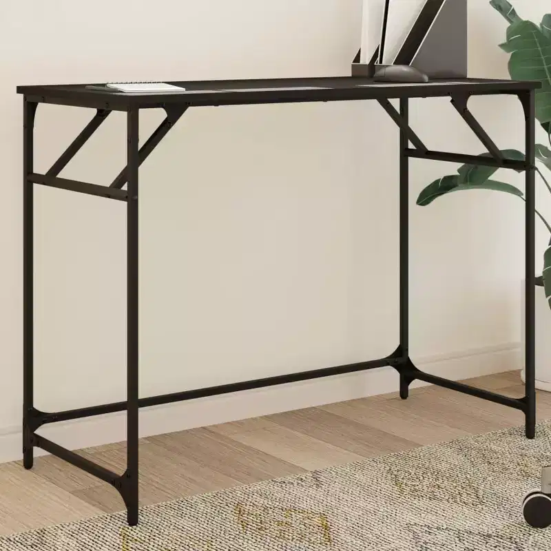Desk Accent Table Furniture Engineered Wood and Powder-coated Steel