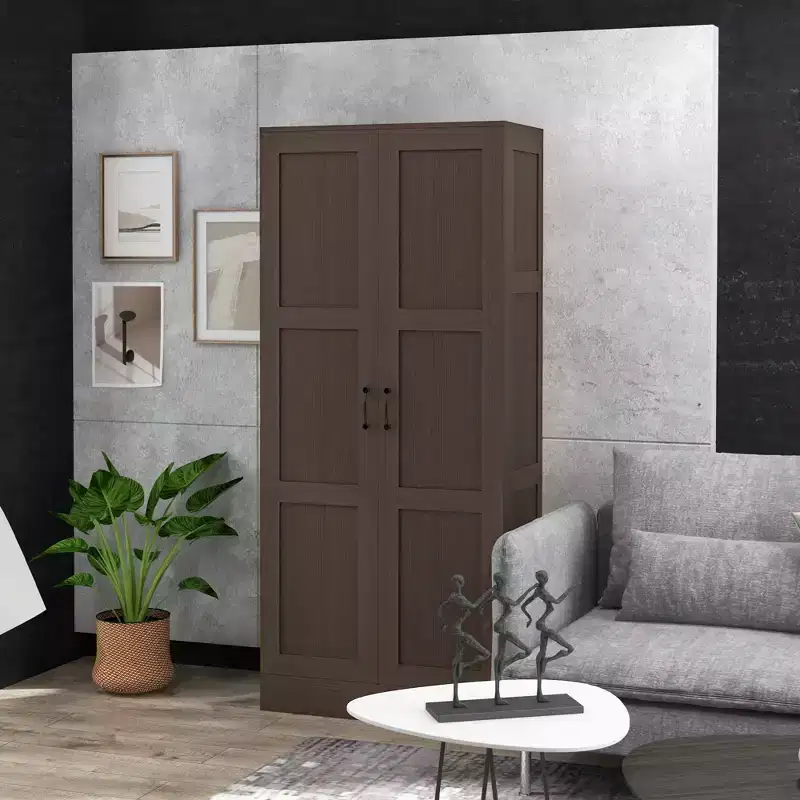 HOMCOM 71 Tall Modern Style Storage Cabinet with Storage Shelves for Bedroom and Living Room or Hallway