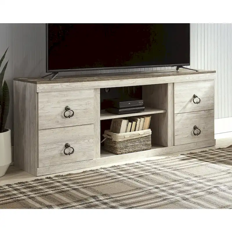 Woodgrain 60-inch TV Stand