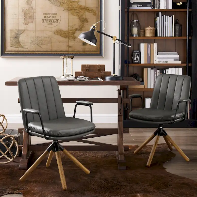 Mid-century Swivel Home Office Chair