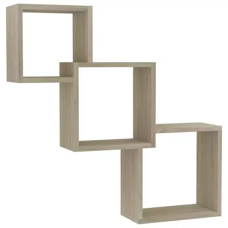 Wall Shelf Sonoma Oak Engineered wood 26.8 in x 26.8 in