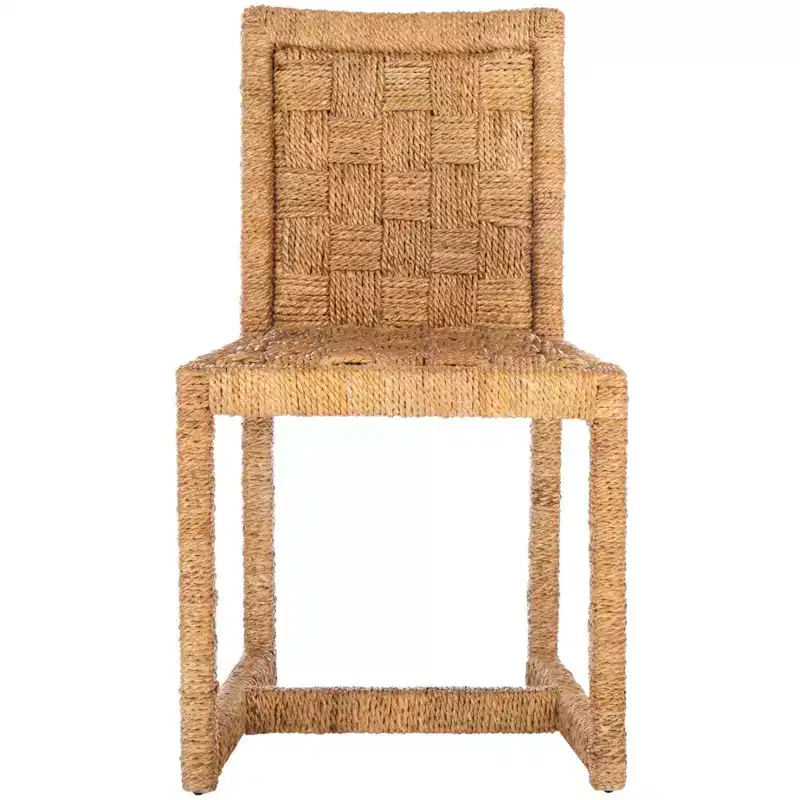 Jermaine Woven Dining Chair (Set of 2) - SFV1308 - Natural - Safavieh Couture