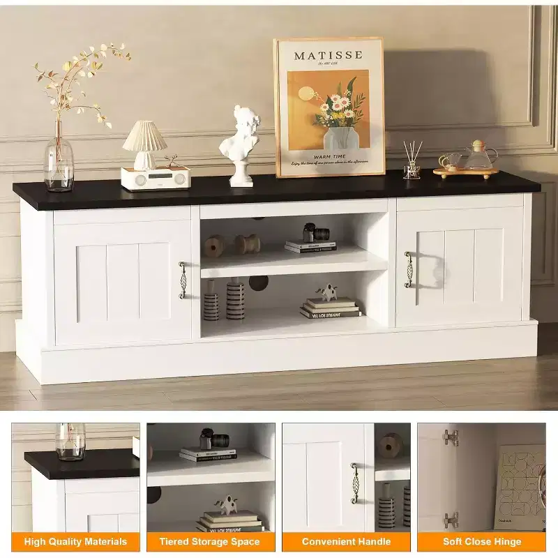 Media Console: Where Modern Entertainment Meets Rustic Warmth