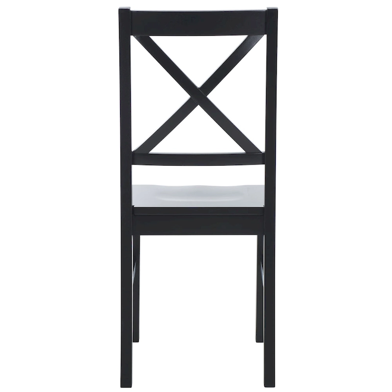 SAFAVIEH Concetta White/Natural Dining Chair - 17.5 W x 19.5 L x 37 H - 18W x 20D x 37H